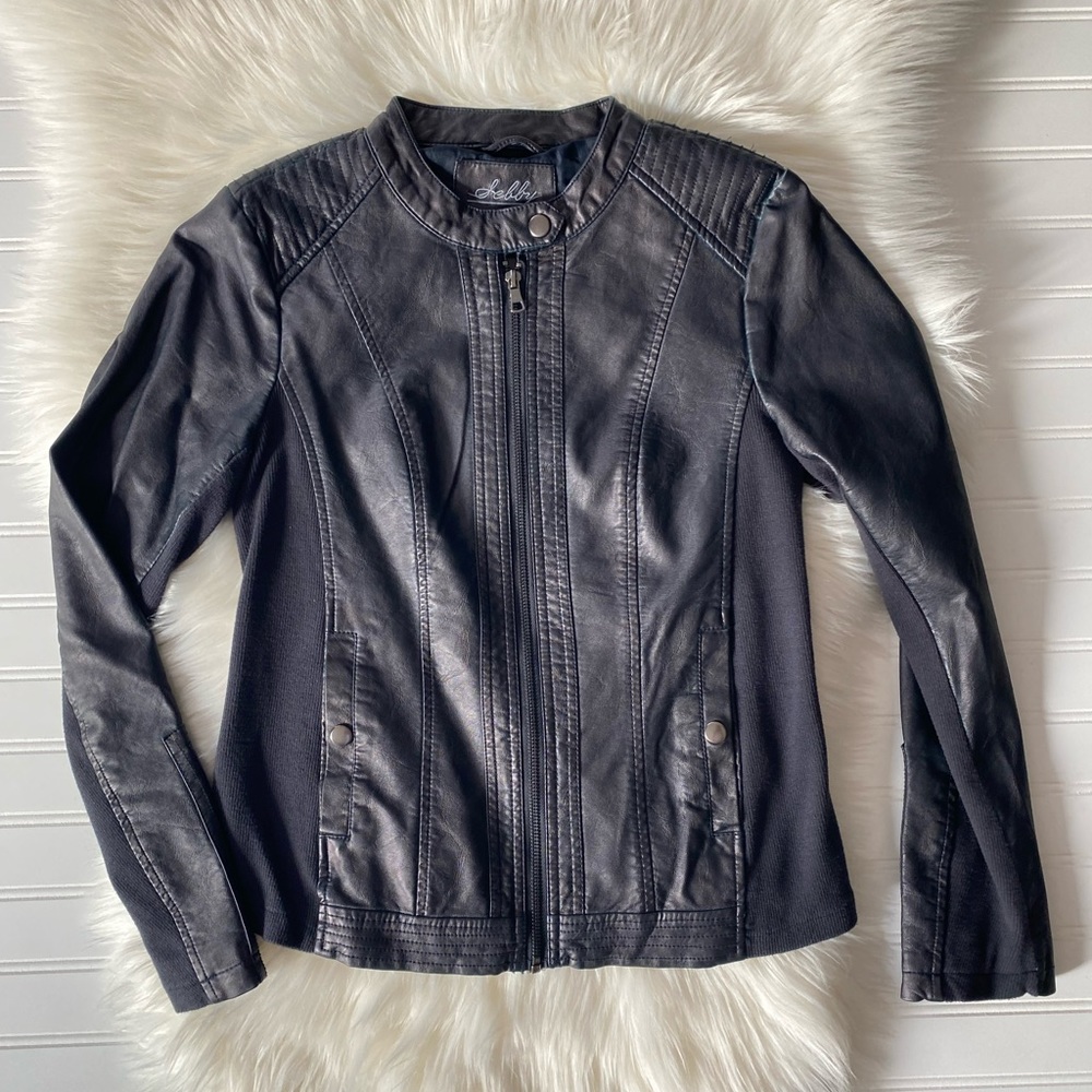 - Sebby Collection Faux leather jacket Small New with tags